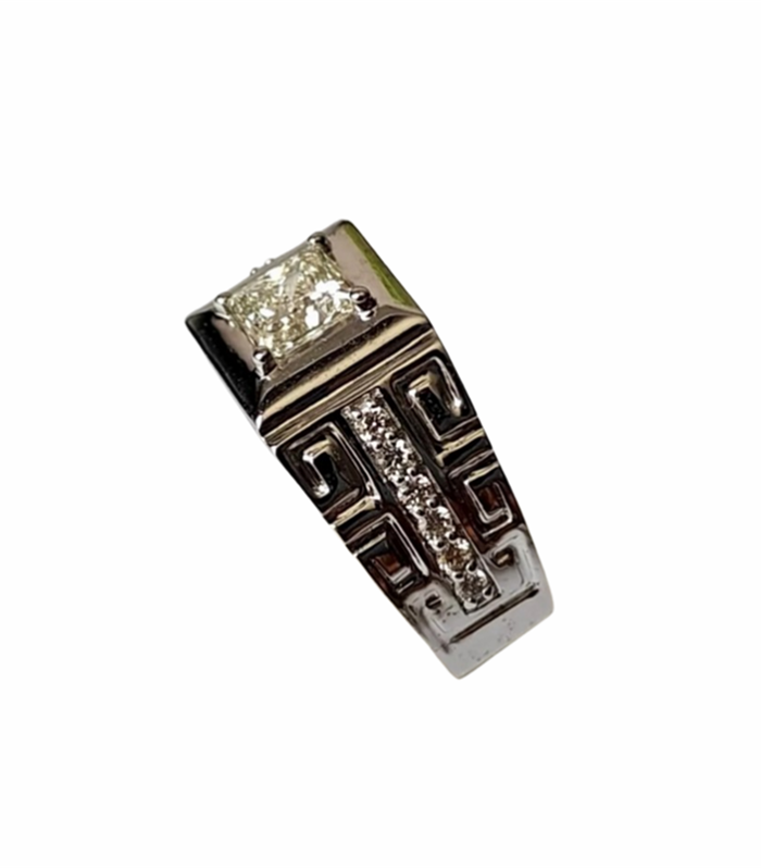 Lab Grown Diamond 1.24cts in 9K White Gold Ring (CM1004)