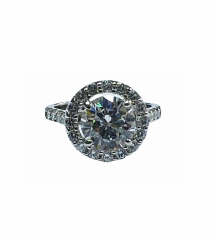 CUBIC ZIRCONIA set in 925 Sterling Silver Women’s Ring (SJ1073)