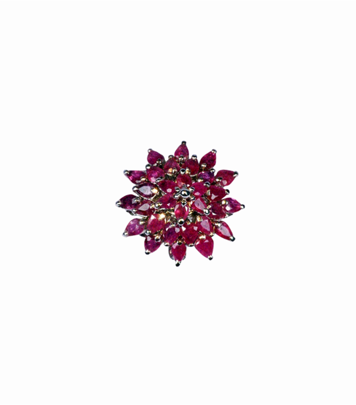 RUBY set in 925 Sterling Silver Pendant (SJ1076)
